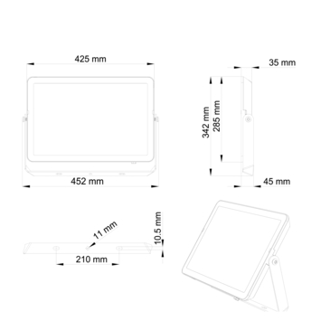 Philips ProjectLine-schijnwerper 3000K 200W