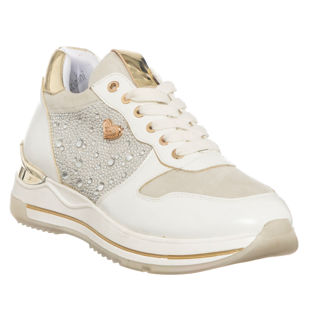 Tua By Braccialini Sneakers Loka blanc/doré