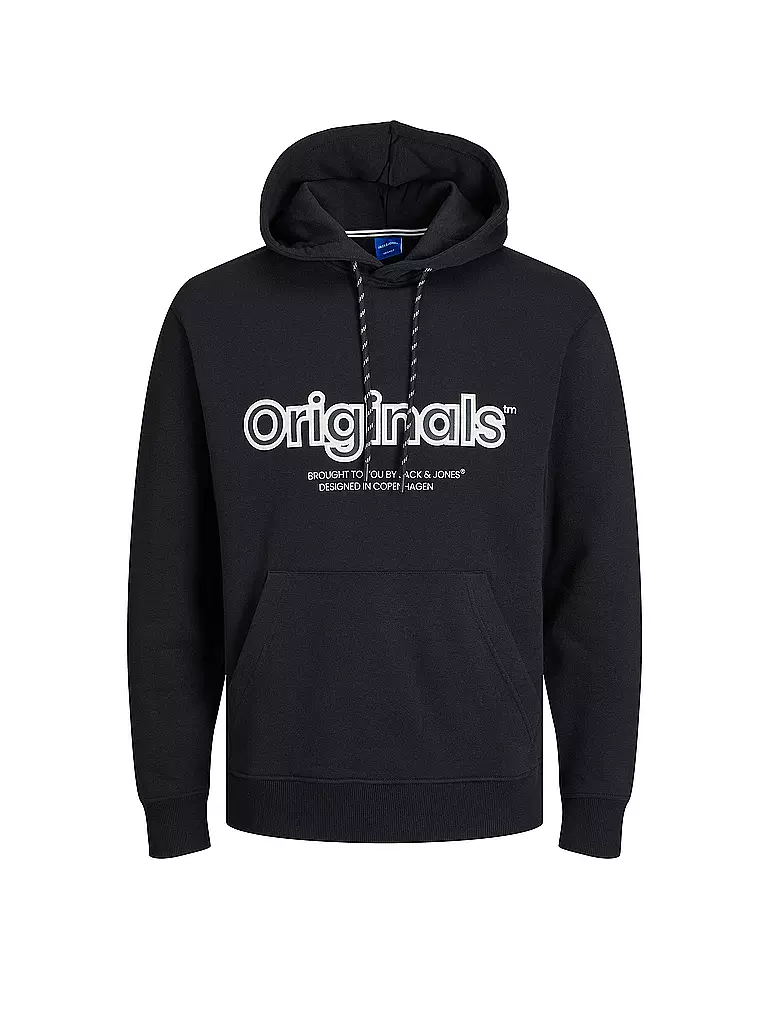 JACK & JONES Kapuzensweater - Hoodie JORLAKEWOOD schwarz