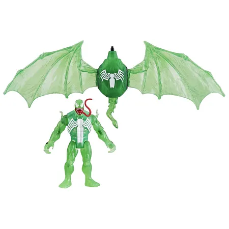 Hasbro Marvel Spider-Man Epic Hero Series Web Splashers Green Symbiote Flügel Splasher