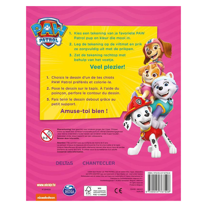 Nickelodeon PAW Patrol vriendenboekRoze