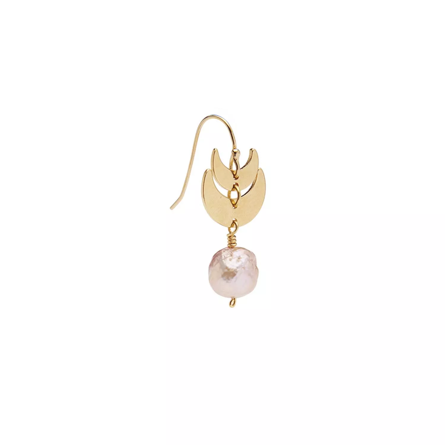 Pico Francoise Single Ørering Single 24 kt. Forgyldt Messing P01021