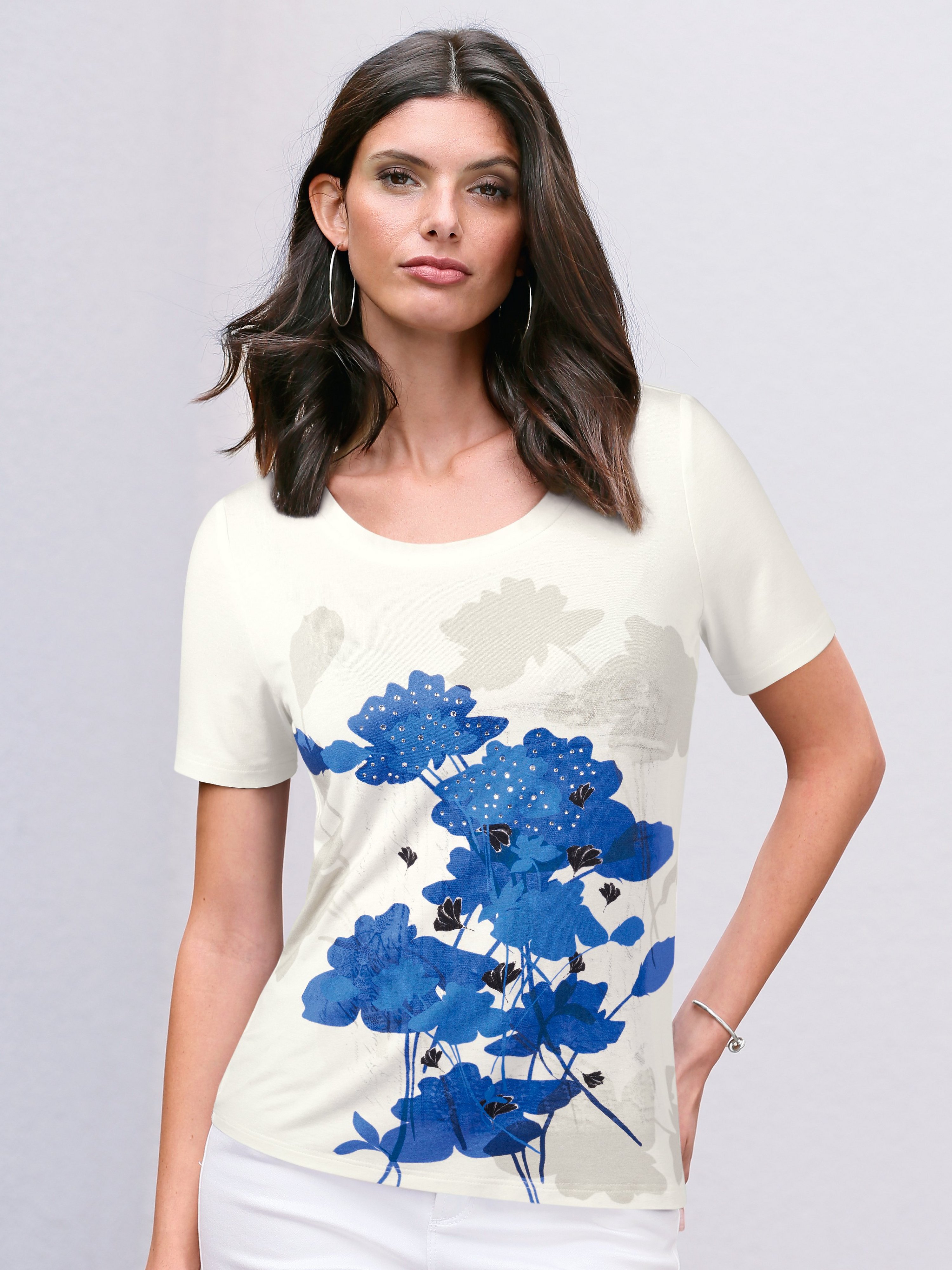 Rundhals-Shirt