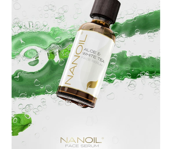 NANOIL Aloe & White Tea Face Serum Gesichtsserum