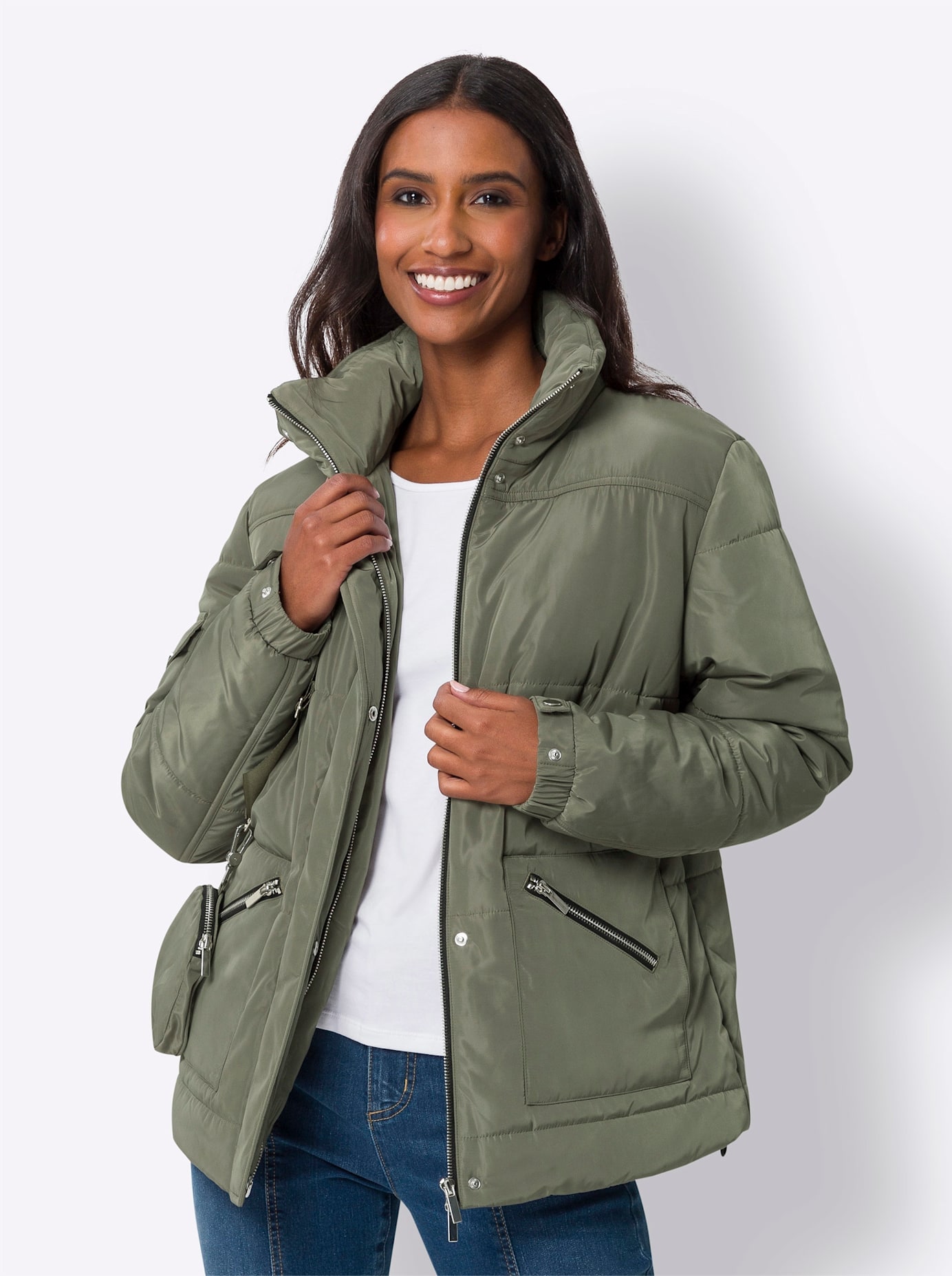heine Langjacke ohne Kapuze