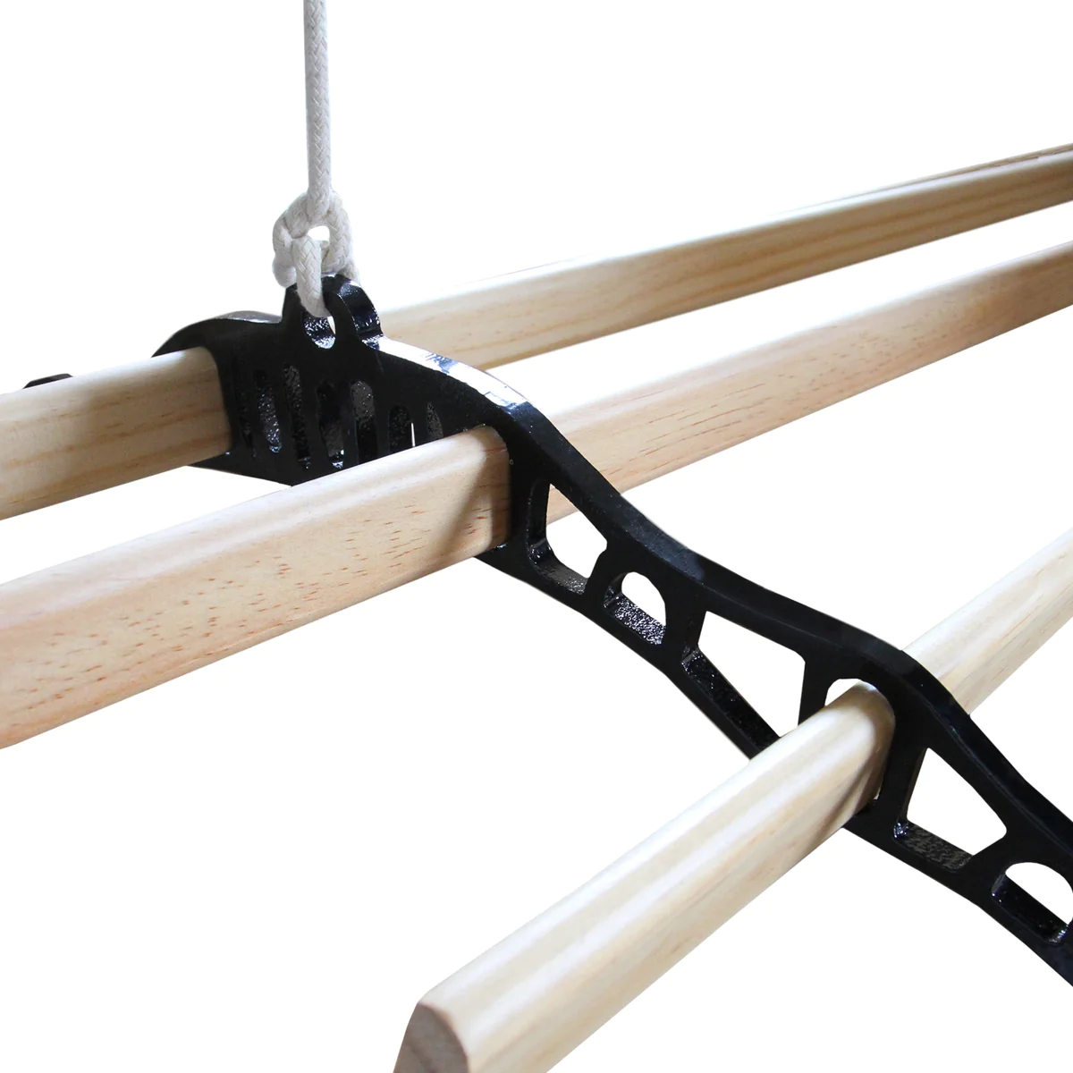 Etendoir à Linge Suspendu - Noir - 2m Kukoo