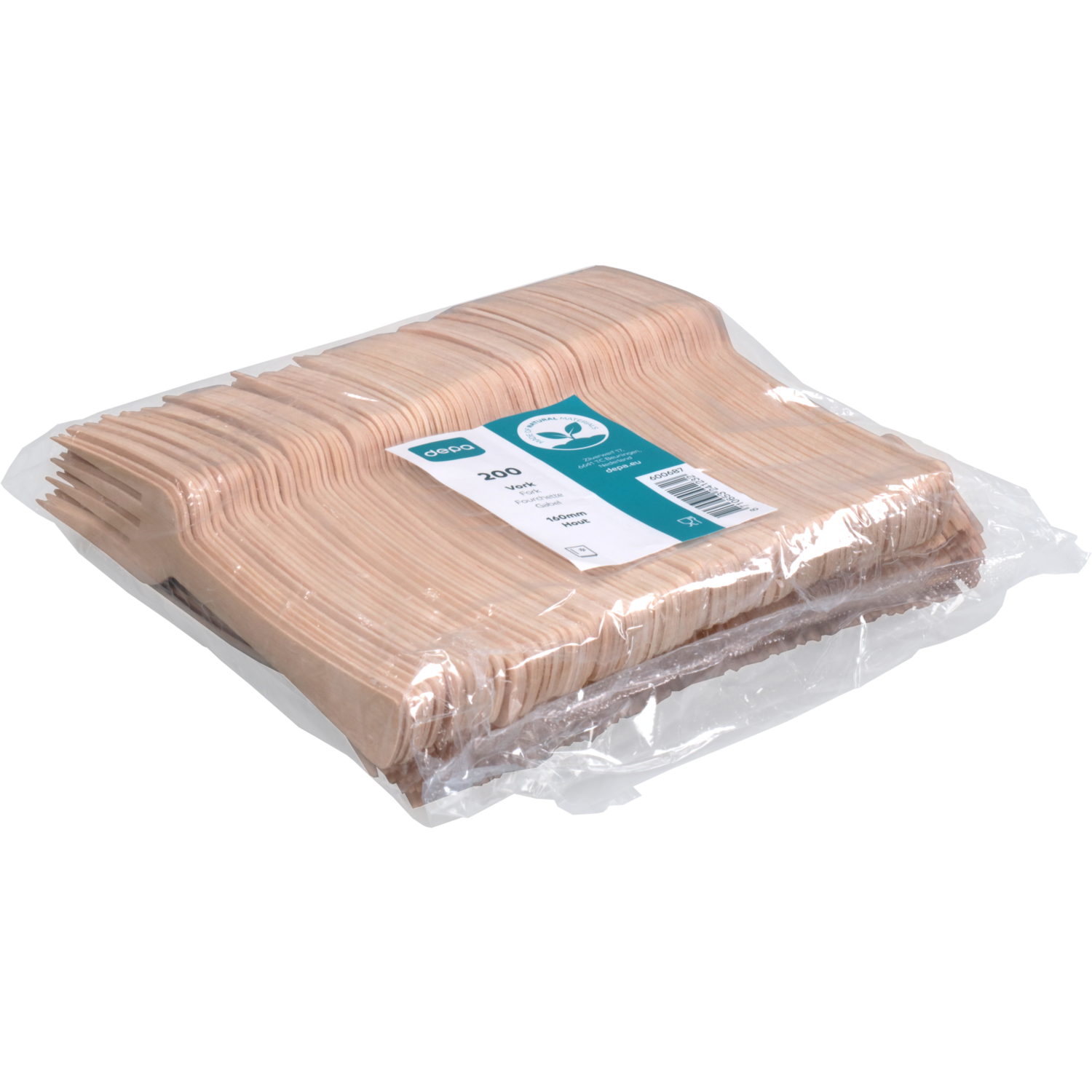 Depa Vork, hout, 160mm, naturel