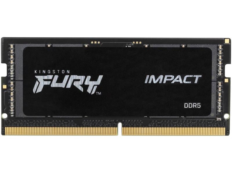 Kingston SO-DDR5-RAM FURY Impact 5600 MHz 2x 16 GB High-Performance Arbeitsspeicher mit Plug N Play Kompatibilität
