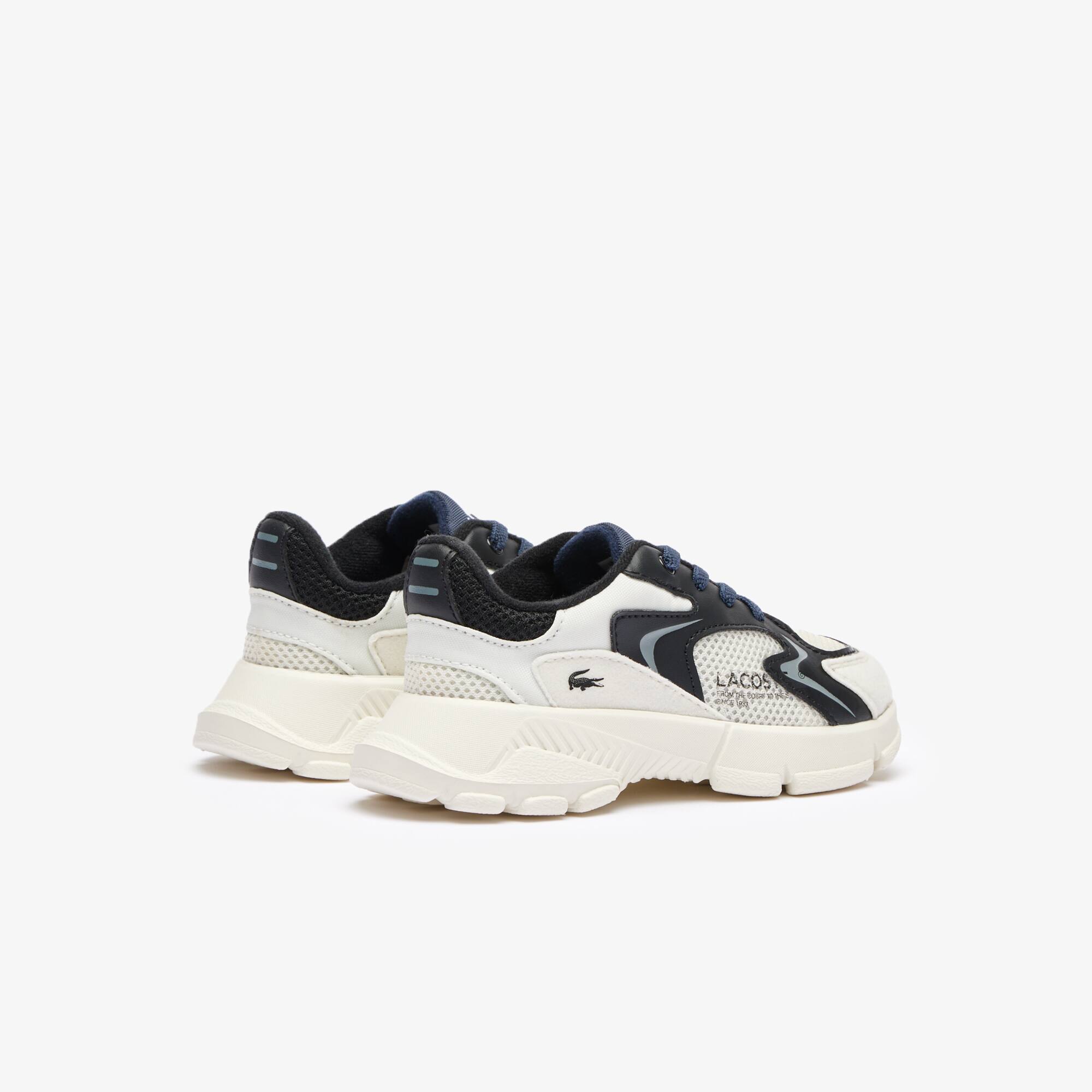 Kleinkinder-Sneakers L003 Neo aus Textil Sneakers - Weiss - Lacoste - Kinder