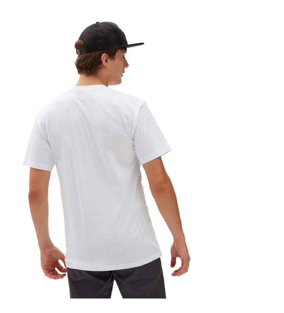Camiseta Vans com logo no peito, branca