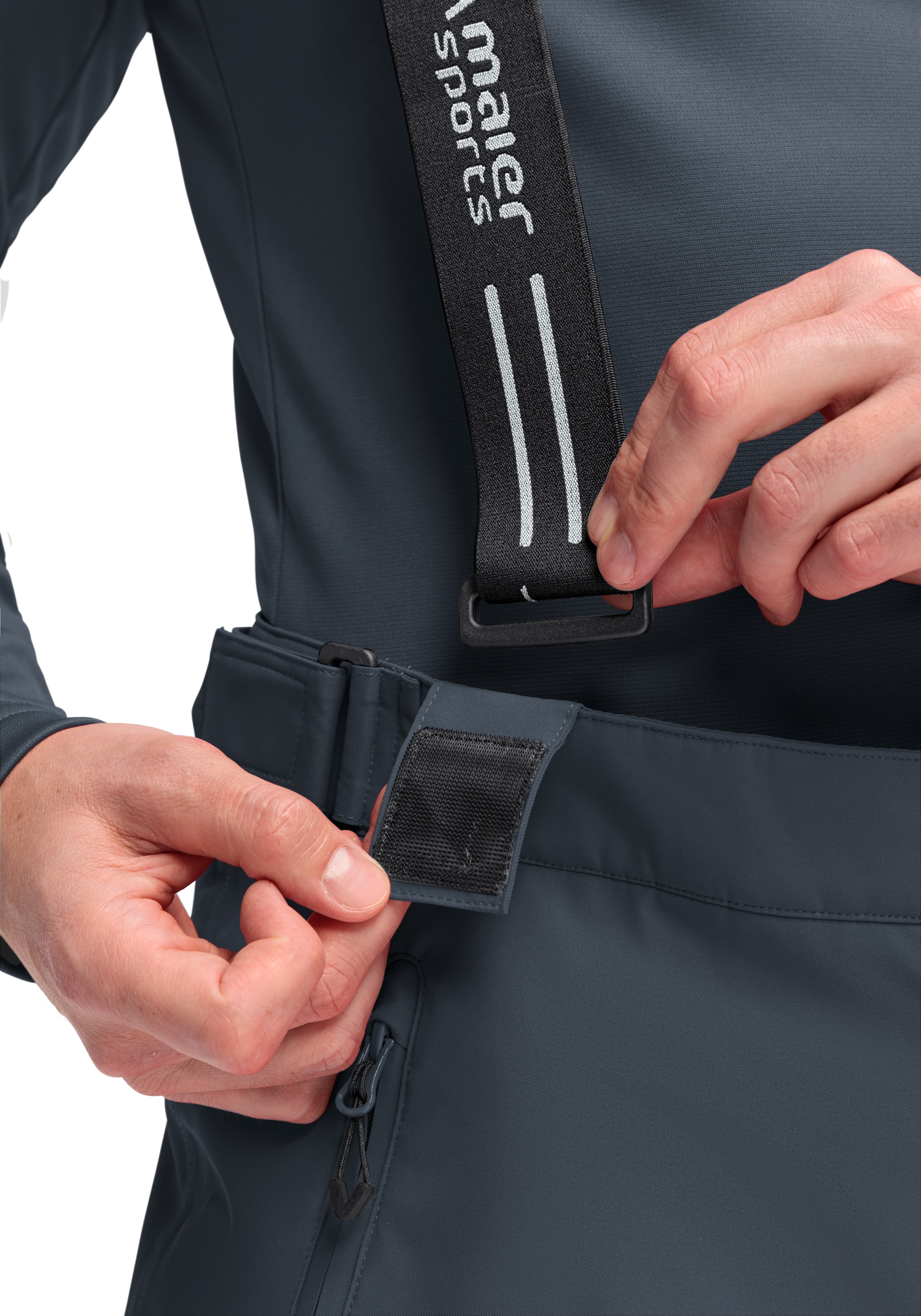 Maier Sports Skihose »Anton 2.1«  Herren Schneehose mit Hosenträgern, wind/wasserdicht, Regular Fit