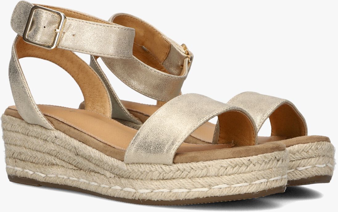 gouden ayana sandalen met hak 0047-43