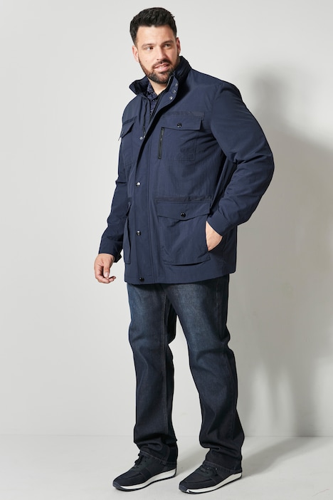Boston Park Jacke, Kapuze, Zipper, viele Taschen, bis 74
