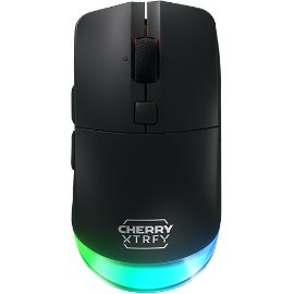 Souris Cherry XTRFY M50 Wireless gaming sans fil RGB - Connectivite filaire, Bluetooth et 2,4 GHz - Noir