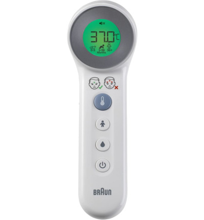 Braun Voorhoofdthermometer Bnt 400We (1 stuk)