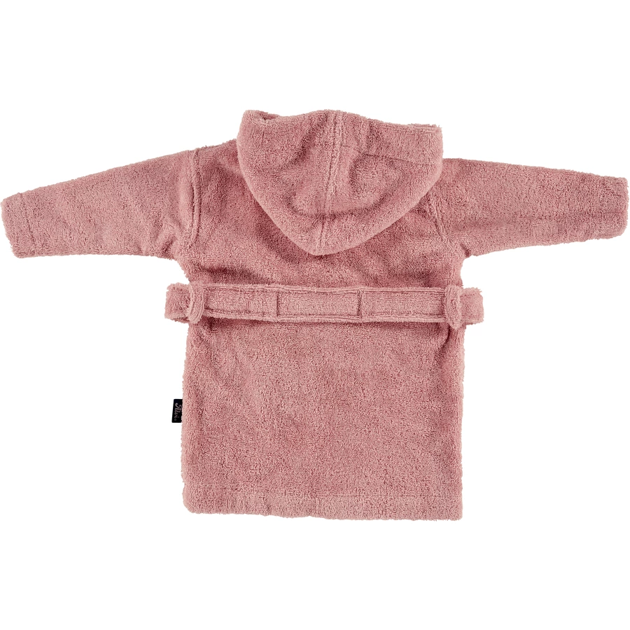 Alvi® Frottier Bademantel mit Kapuze rosa