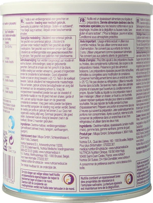Nutricia Nutilis Poeder - 300 G