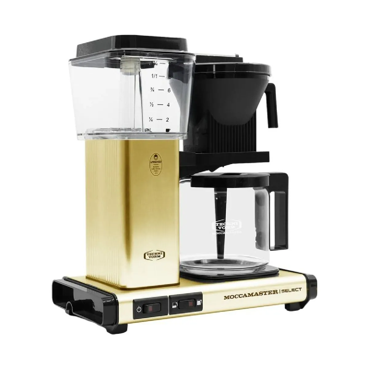 Autrement Moccamaster KBG 741 AO - Blanc/Laiton