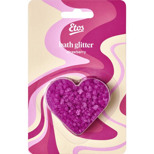 Etos Bath Glitter Strawberry