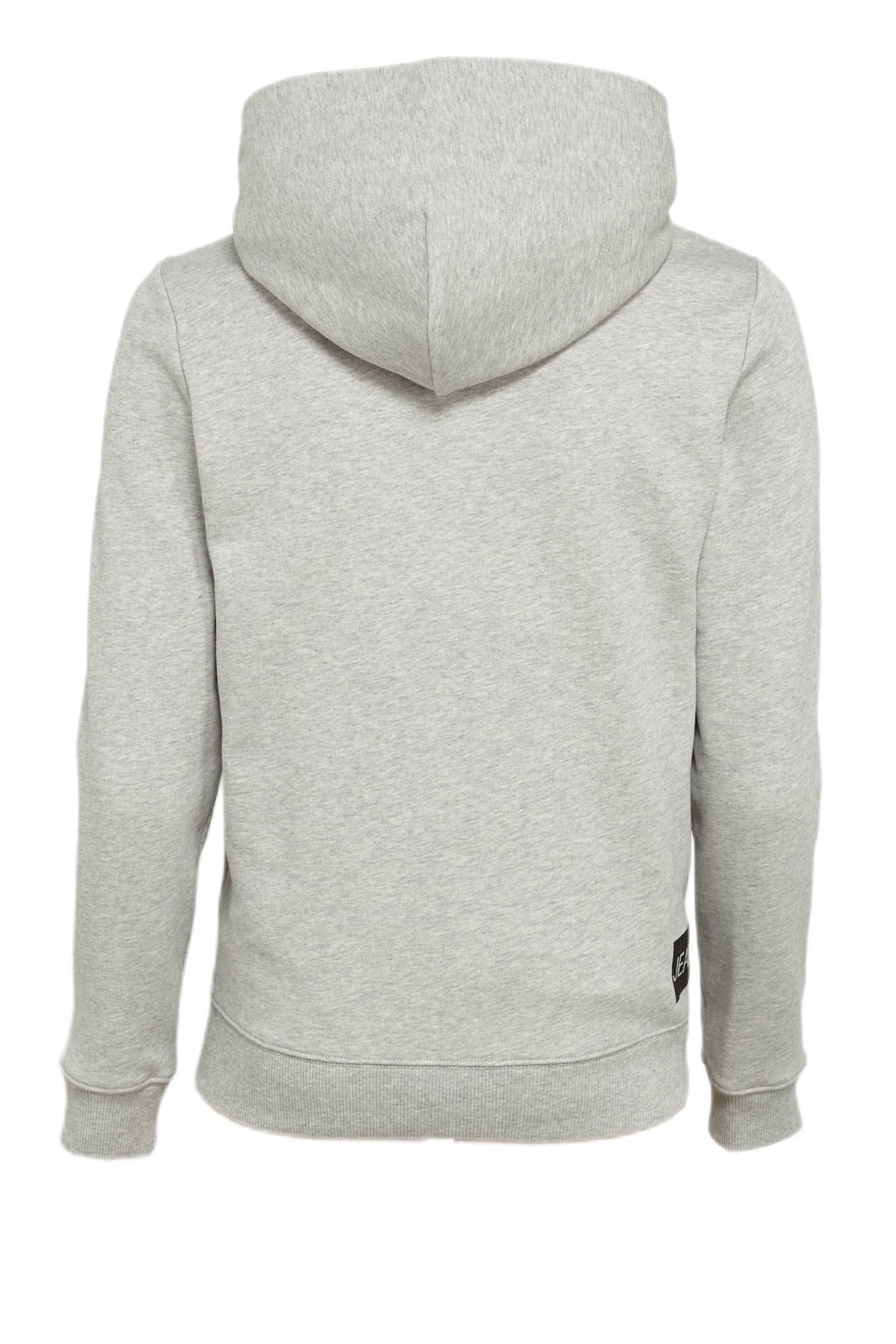 Calvin Klein hoodie met logo grijs melange