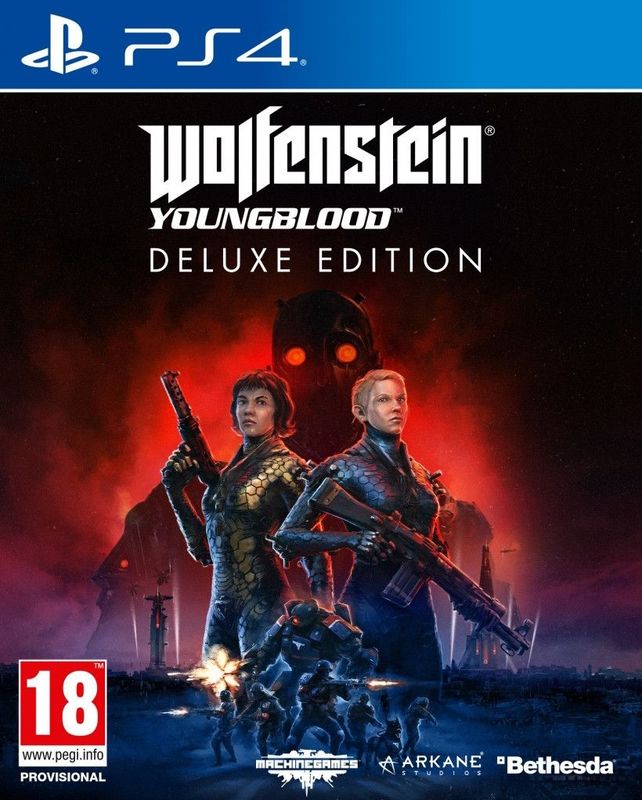 Wolfenstein - Youngblood Deluxe Edition - Game - Inhoud: Volledige Game - Buddy Pass - Cyborg Skin Pack