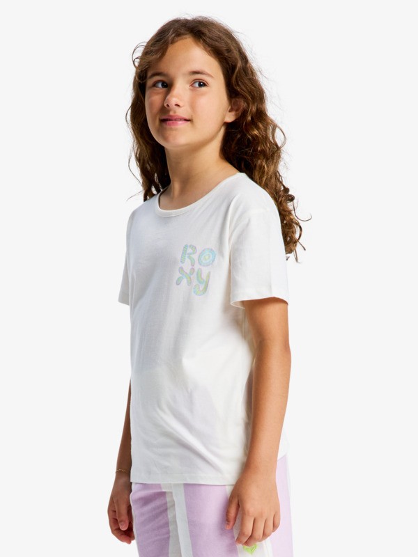 Lilyregular Night Vintage T-Shirt à manches courtes Blanc Fille 4-16