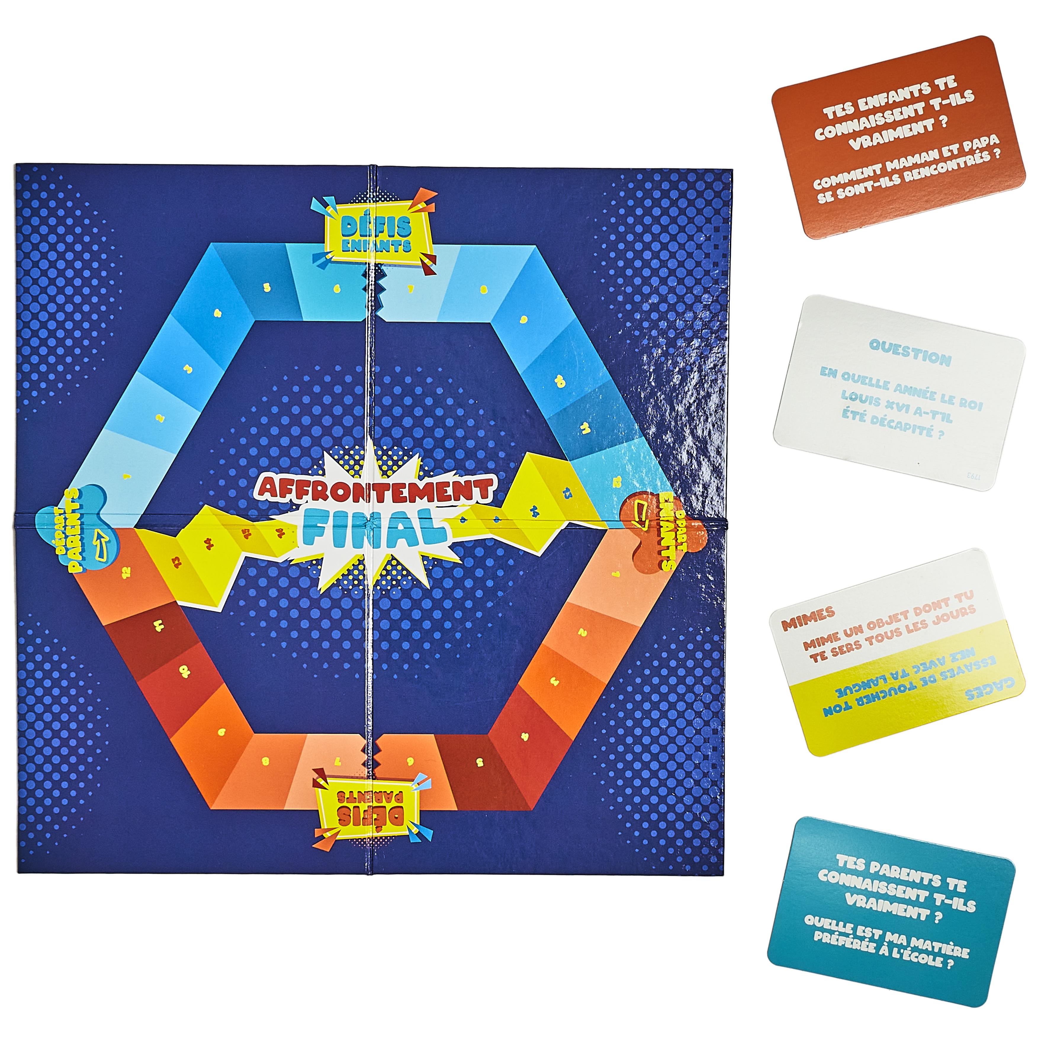 JEU DES DEFIS PARENTS ENFANTS