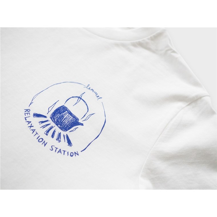 Lemmel Kaffe Relaxation Station T-Shirt Off White
