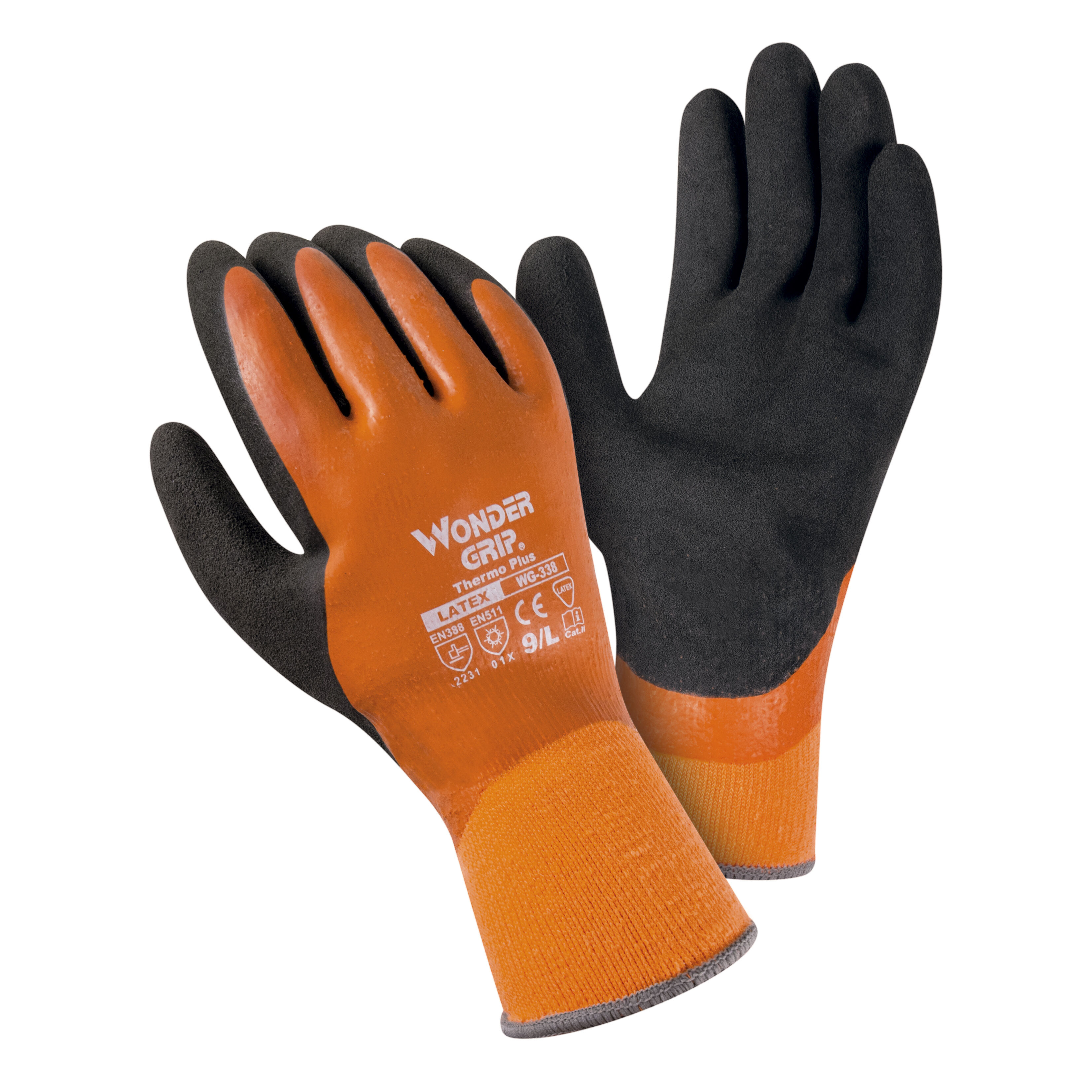 Wondergrip Doppel Schaumlatex-Winterhandschuh 2er Pack