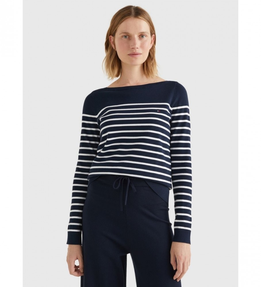 Camisa náutica Tommy Hilfiger Heritage da Marinha