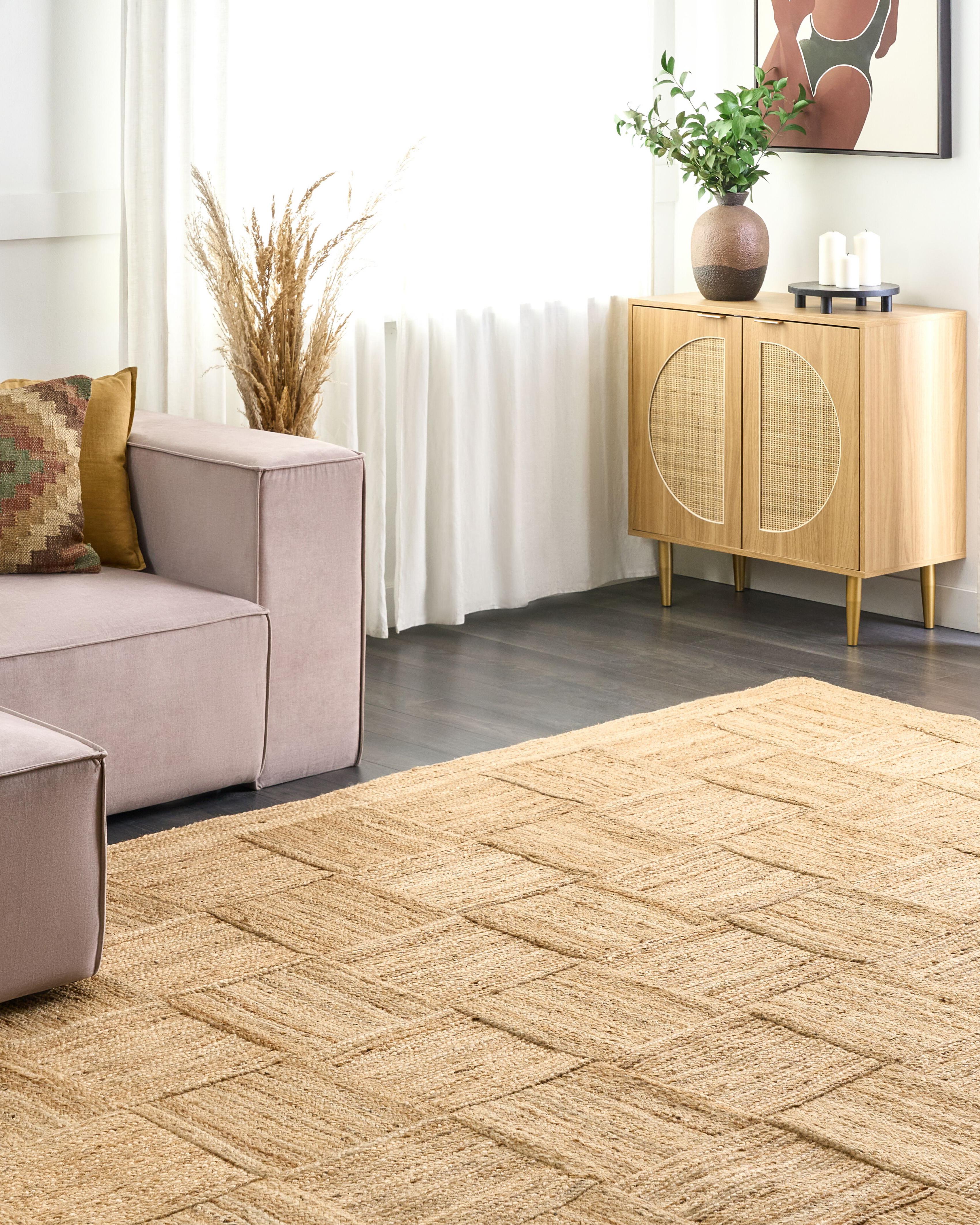 Vloerkleed ESENTEPE Beige 300 x 400 cm Jute
