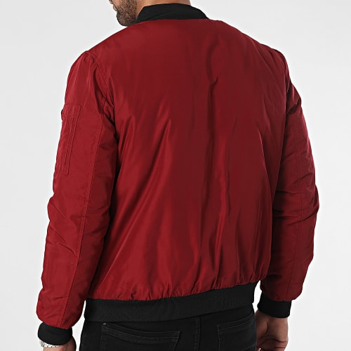 Veste Bomber Bordeaux