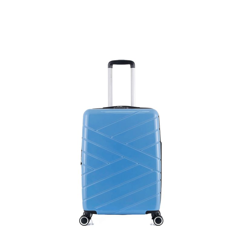 Lot de 3 valises rigides 395 Extensibles 55, 66 et 76 cm Bleu