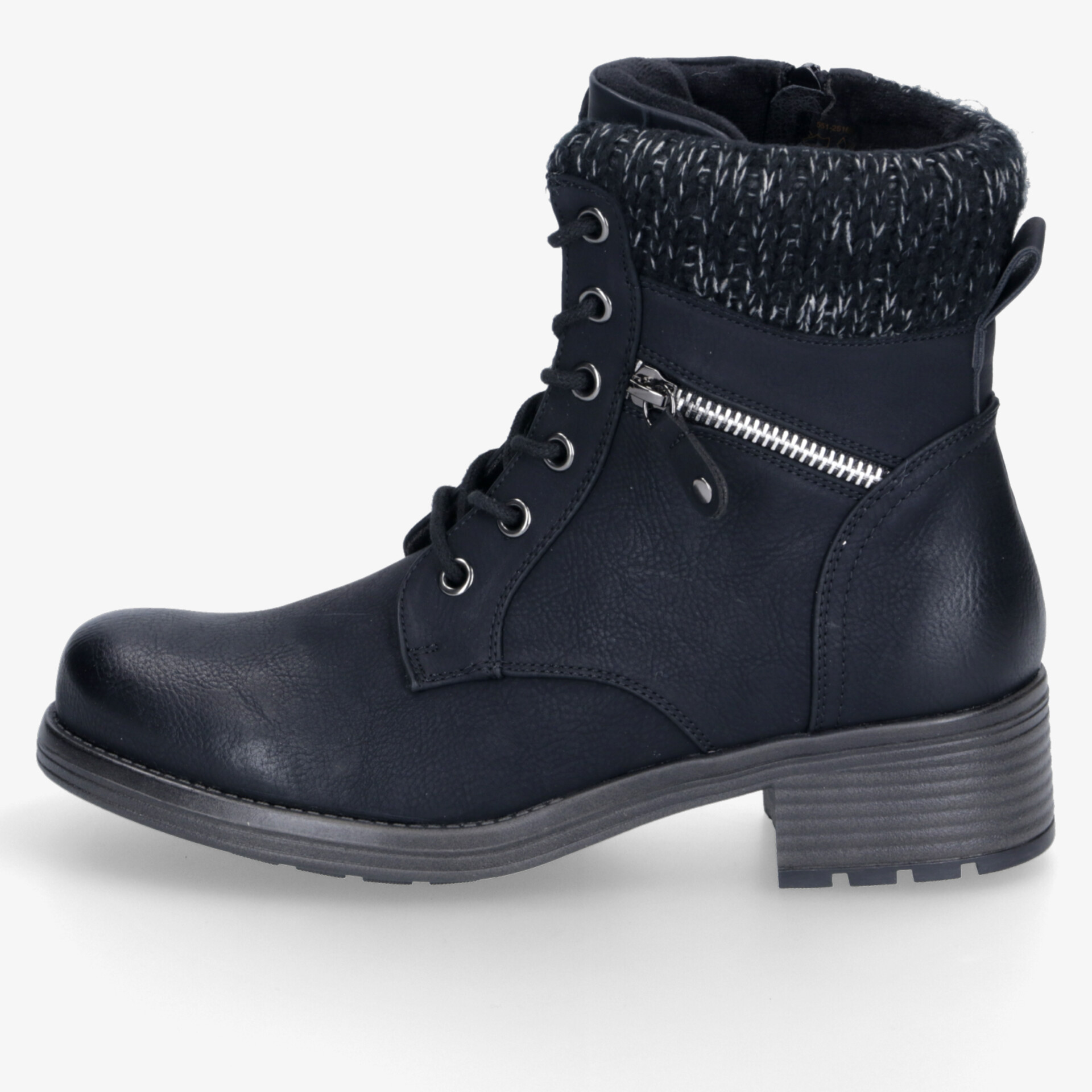street shoes Damen Schnürstiefeletten schwarz
