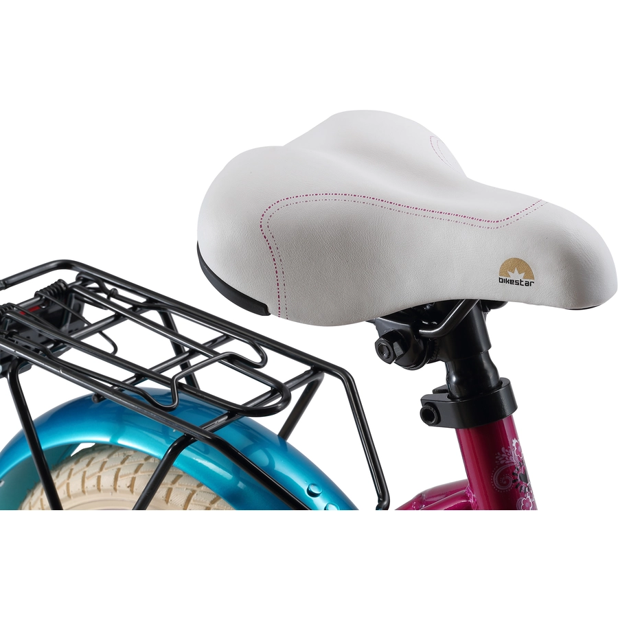 Bikestar Kinderrad 12 Zoll Classic berry, türkis