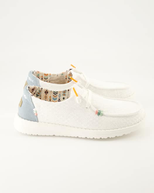 Hey Dude Wendy Boho Slipper in Weiß