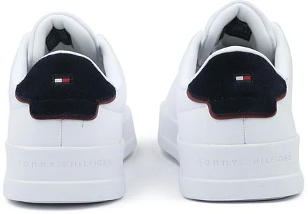 Tommy Hilfiger Sneaker Leather Court White FM0FM05367-0LD kopen