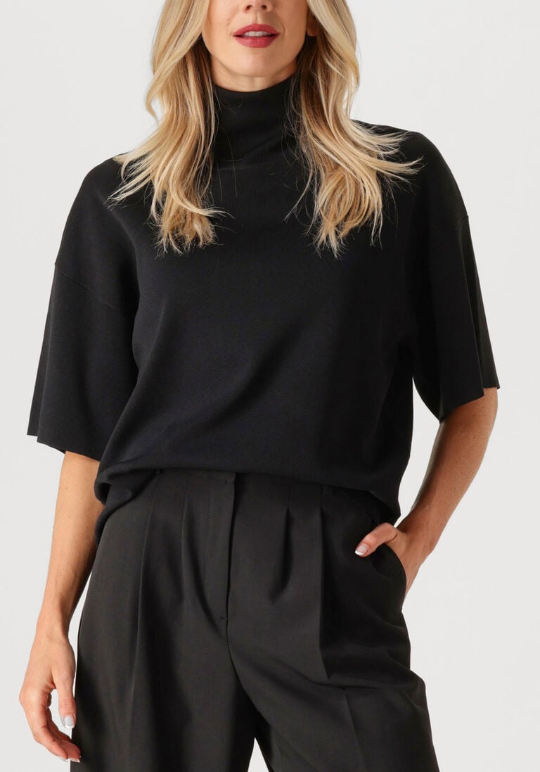 zwarte herskind t-shirt brittany knit t-shirt