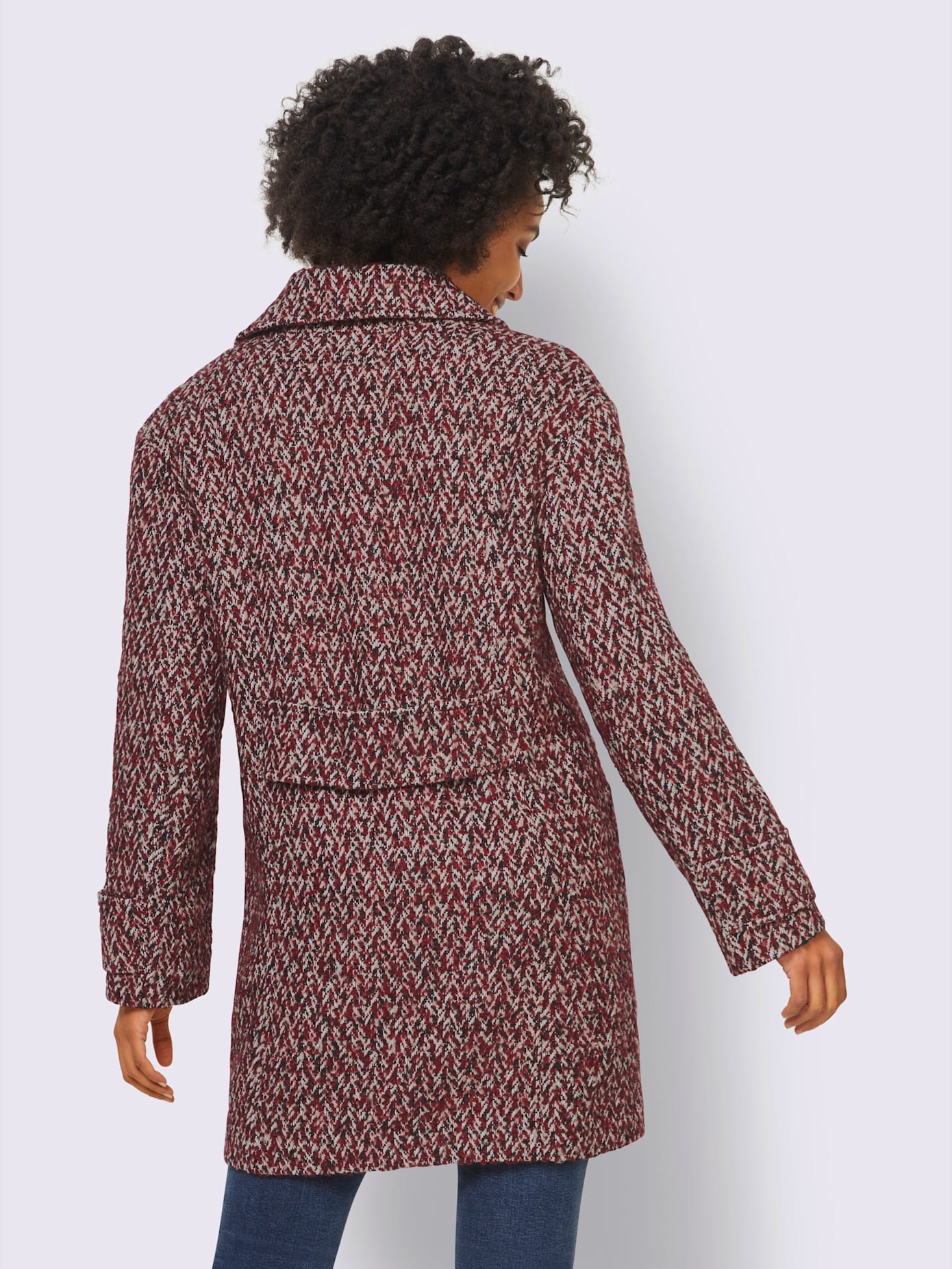 Manteau col à revers élégant