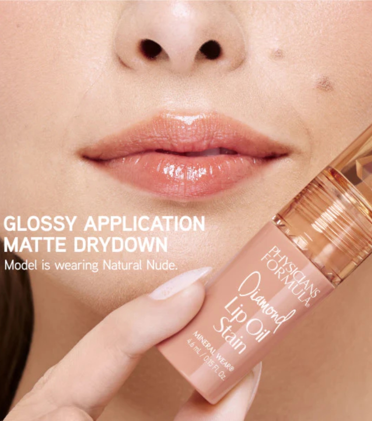 Physicians Formula - *Mineral Wear* - Óleo Labial Diamond Stain - Natural Nude