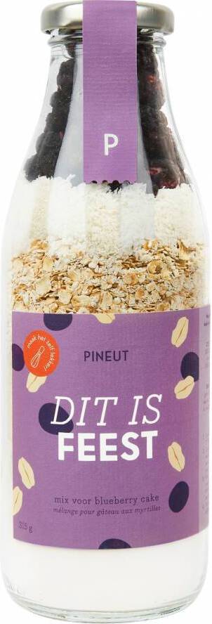 Pineut dit is feest cakemix bleuberry 315 gr