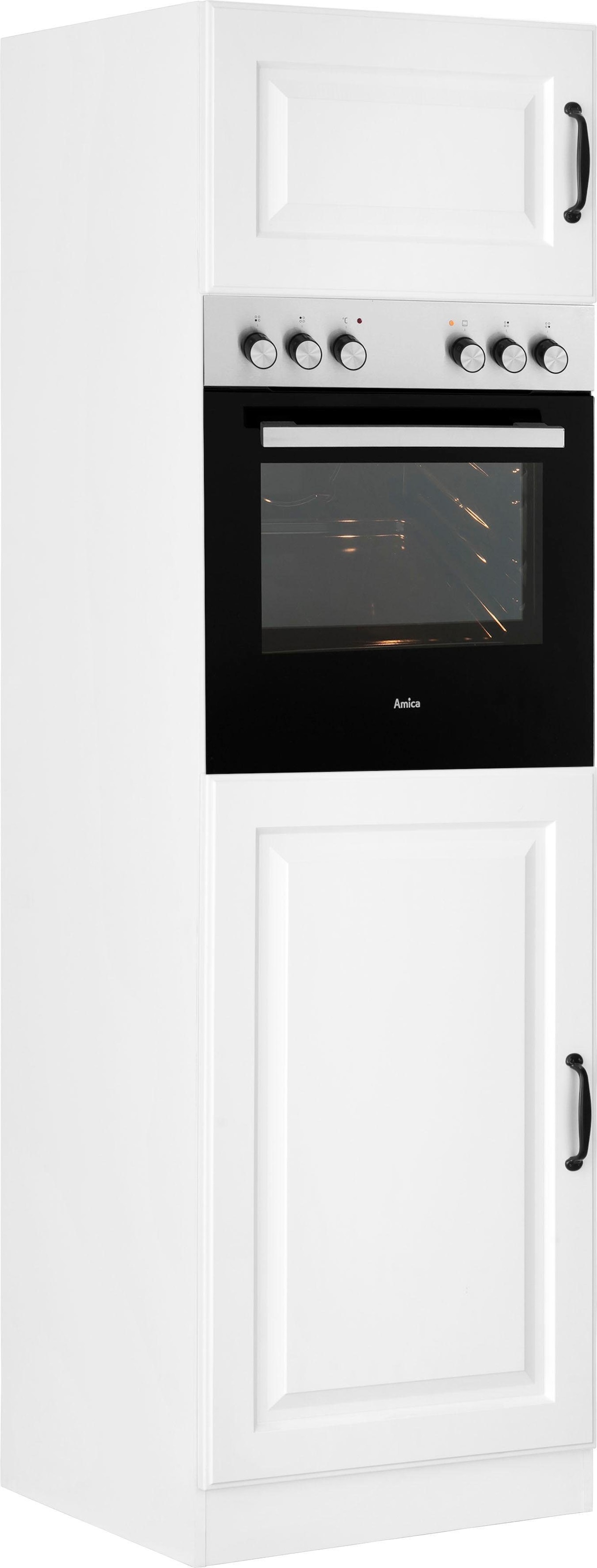 wiho Küchen Backofen/Kühlumbauschrank »Erla« 60 cm breit mit Kassettenfront