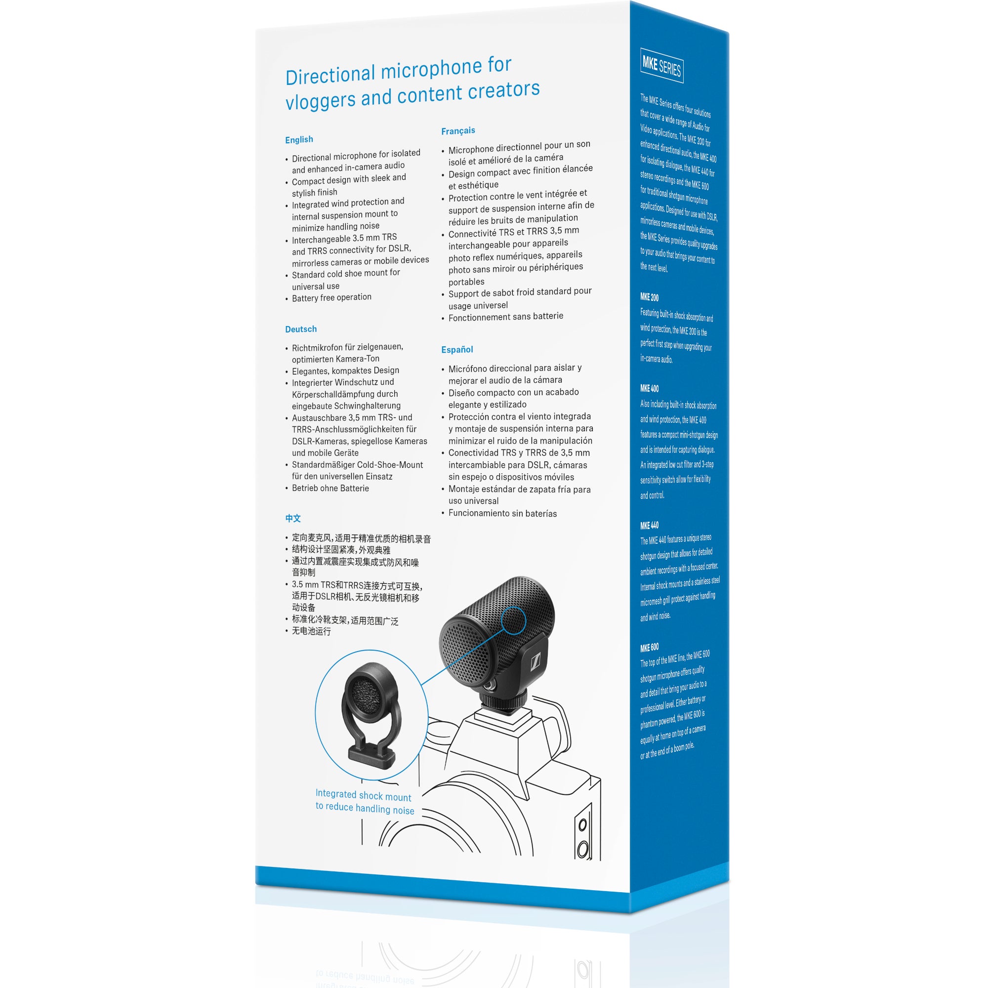 Sennheiser MKE 200 cameramicrofoon