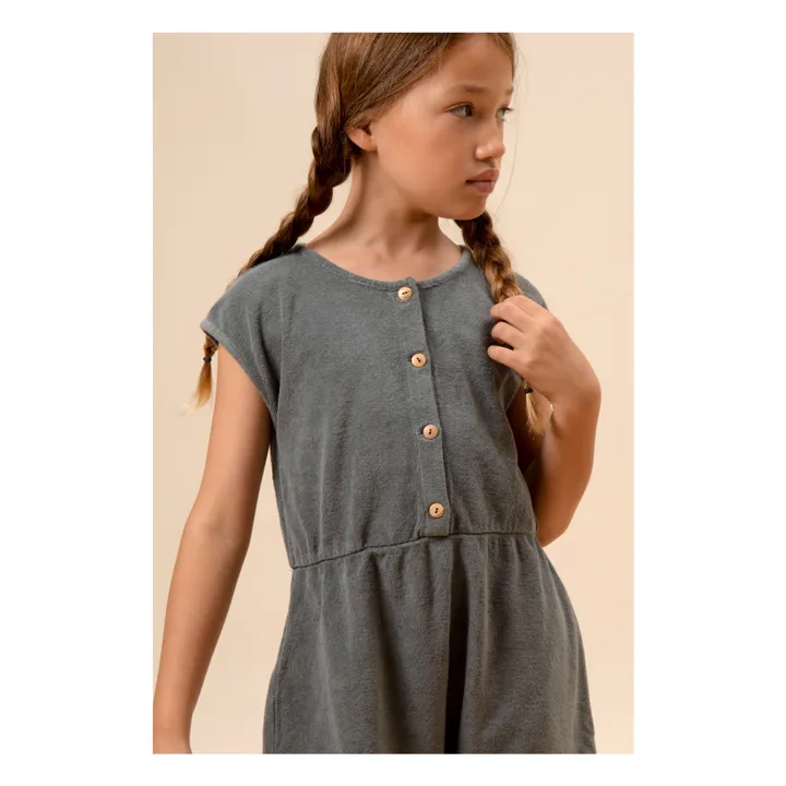 Studio Bohème Combishort Loulou Eponge | Bleu gris