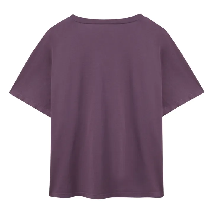 Pomandère T-shirt Col V | Mauve