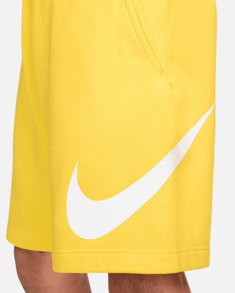 Short Nike Sportswear Club Jaune & Blanc pour homme