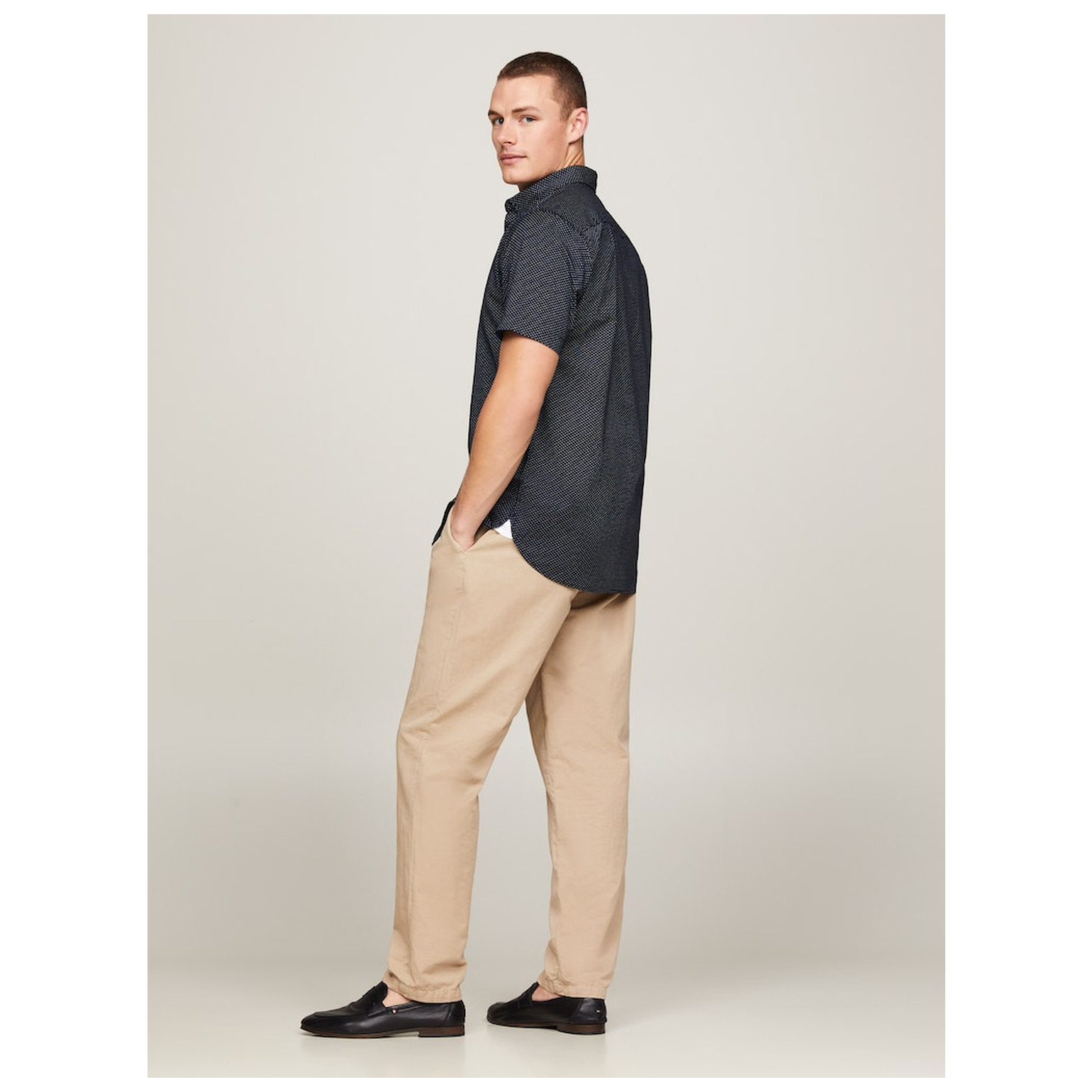 Tommy Hilfiger NATURAL SOFT MINI PRT SHIRT S/