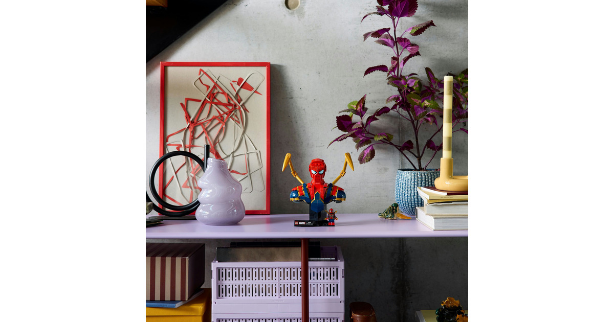 LEGOMarvel - Iron Spider-Man buste Constructiespeelgoed  (76326)