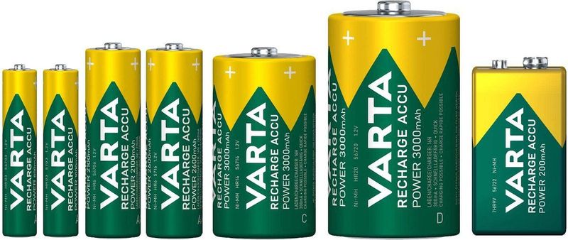 Varta - AAA Recharge Accu Power - 1000 mAh - 4 Stuks in Blister