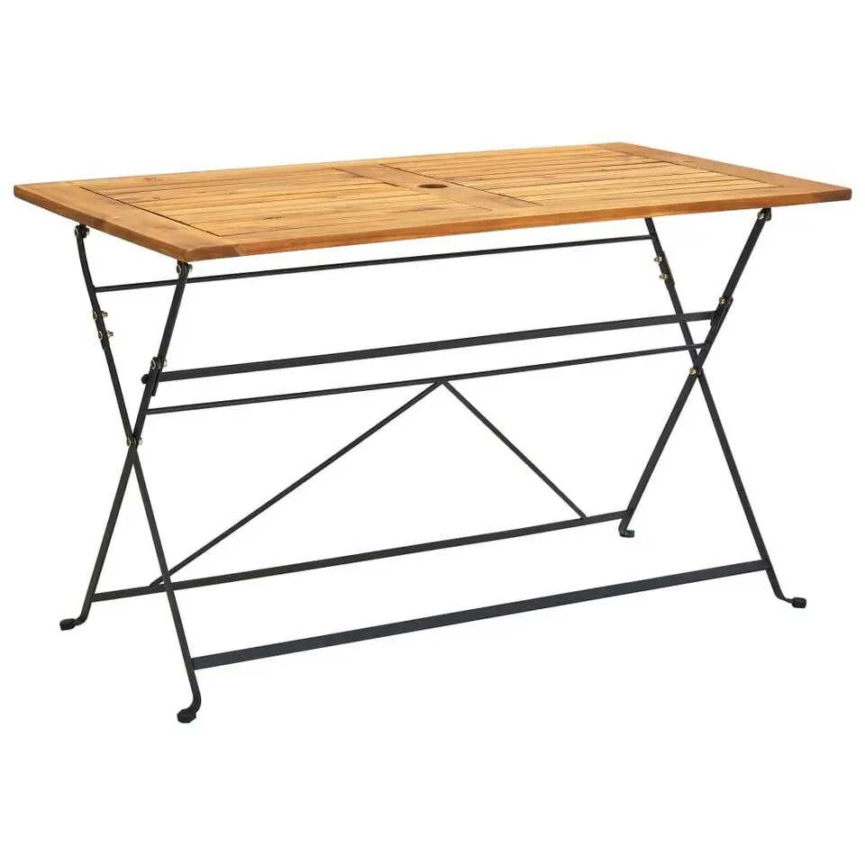 vidaXL - Tuintafel - Bruin - Acaciahout - 120 x 70 x 74 cm